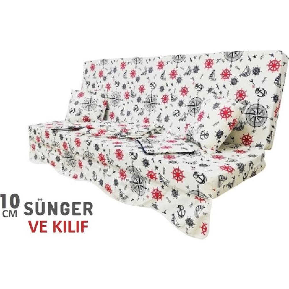 Olgun Home Süngerli Salıncak Minderi Kılıfı 3 Kişilik Kılıf Çapa Bahçe Minderi Bahçe Salıncağı Fiyatı