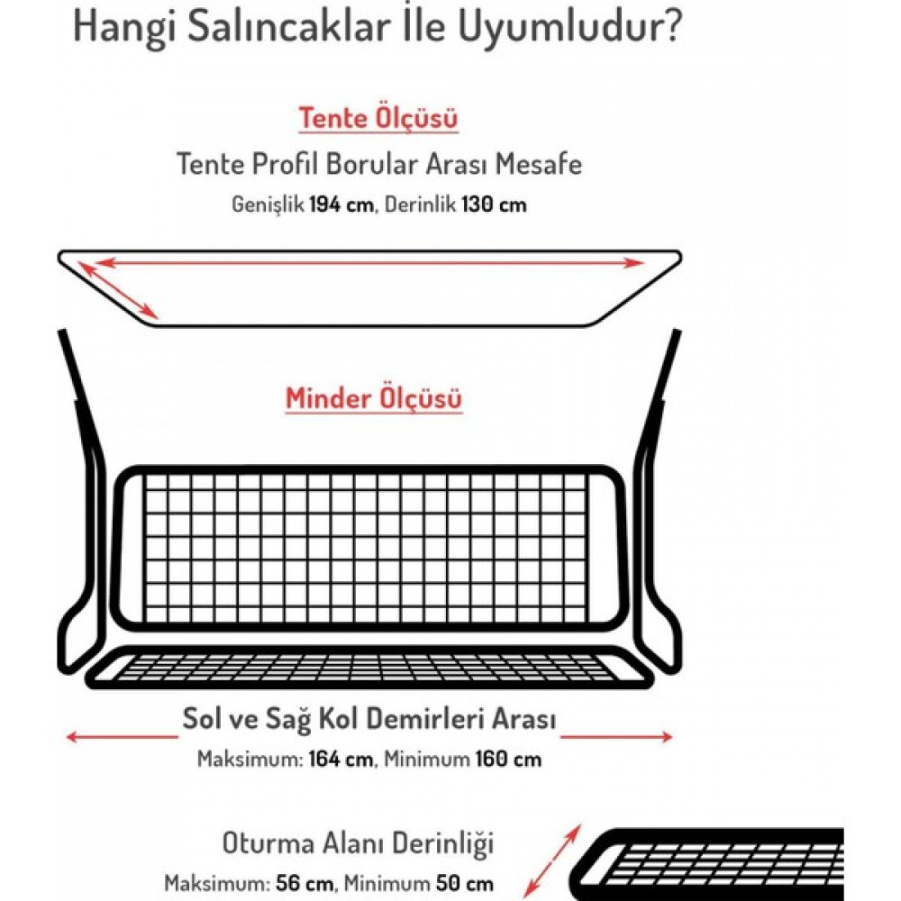 Olgun Home Süngersiz Salıncak Minderi Kılıfı 3 Kişilik Kılıf Ingiliz Gülü Bahçe Salıncağı Fiyatı