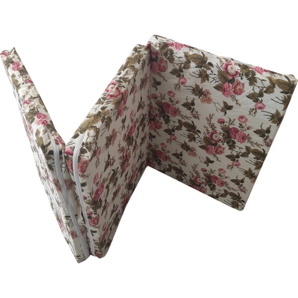 Olgun Home Tek Kişilik Katlanır Yer Yatağı Sünger Yatak Katlanır Yatak Ingiliz Gülü 80 x 180 Cm-7 Cm - 80 x 180 cm Yatak Fiyatı