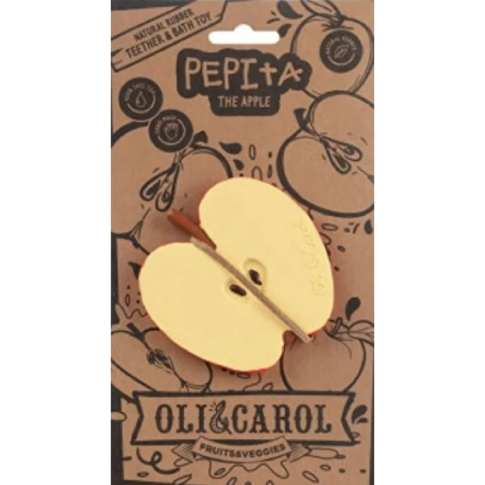 Oli&carol Elma Şeklinde Doğal Diş Kaşıyıcı Bebek Oyuncakları Fiyatı