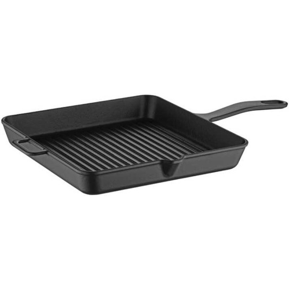 Olika Iron 30*30CM Demir Döküm Kare Izgara Tava Siyah - 30x30 cm Tavalar Fiyatı