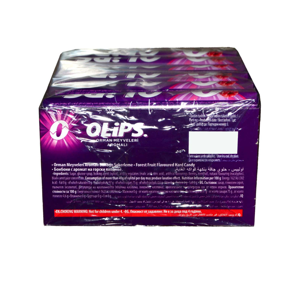 Olips Şekerleme 28 gr x 24'lü Paket Orman Meyveleri Bonbon