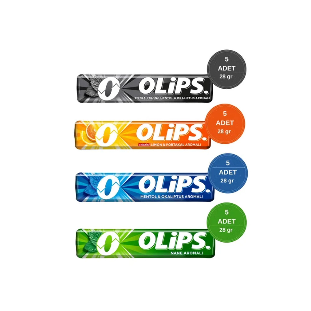 Olips Stick Karışık Şeker Paketi 28gr - 20 Adet Şekerleme Sakız Fiyatı