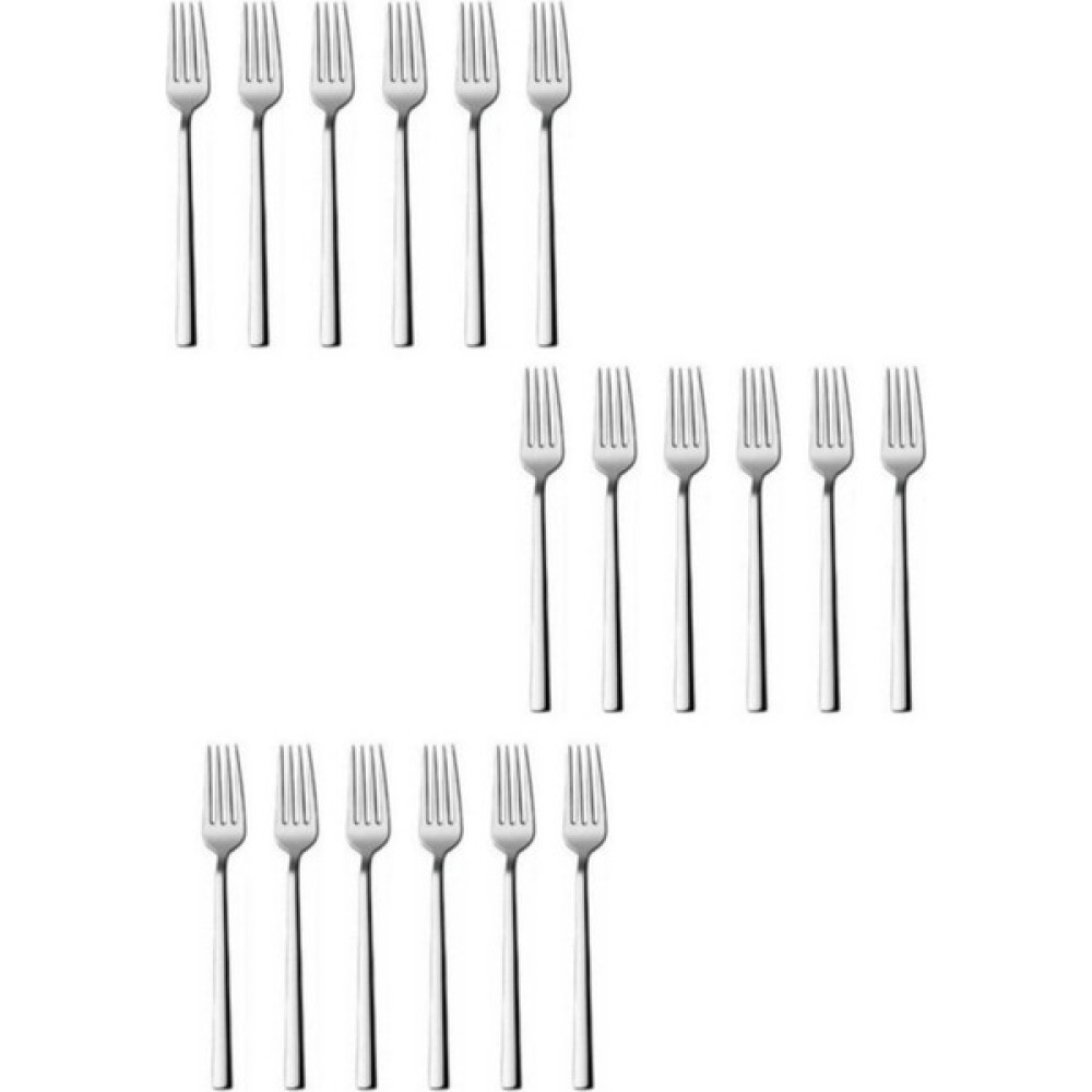 Oliva Nero 18 Adet Tatlı Çatalı Çubuk Sade Model Kahvaltı Ve Pasta Çatalı - Gümüş Çatal / Kaşık / Bıçak Takımları Fiyatı