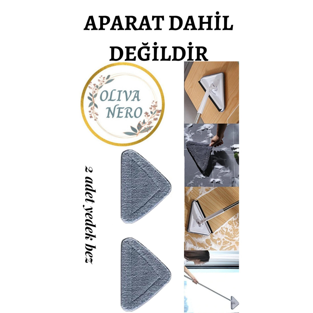 Oliva Nero 2 Adet Üçgen Mop Yedek Bezi Deterjan ve Temizlik Ürünleri Fiyatı