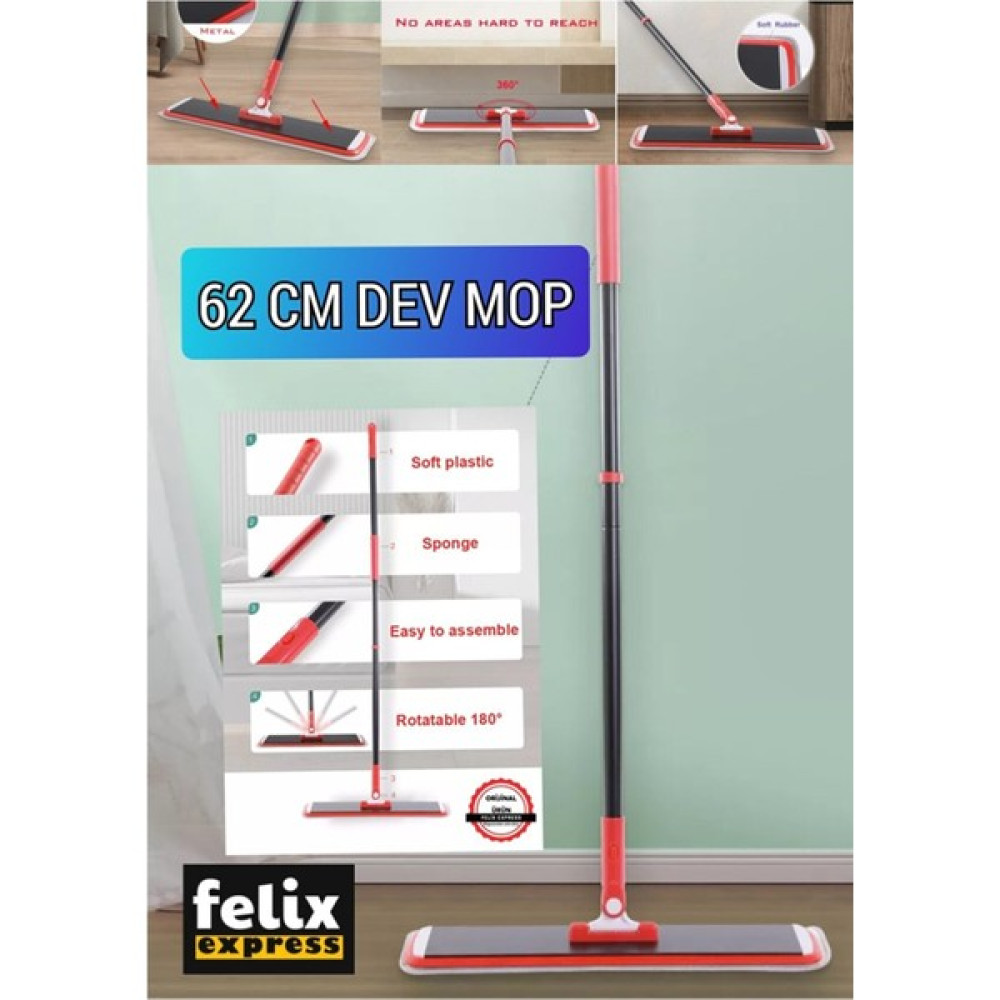 Oliva Nero Dev Boy Mop Yer Silme Paspası / Mikrofiber Bezli / Sağlam Teleskopik Saplı Temizlik Malzemeleri Fiyatı