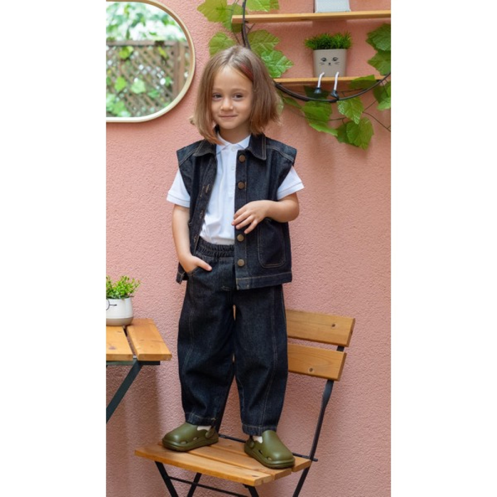 Oliven The Kid Unisex Cepli Kot Yelek Siyah Kız Çocuk Mont Fiyatı