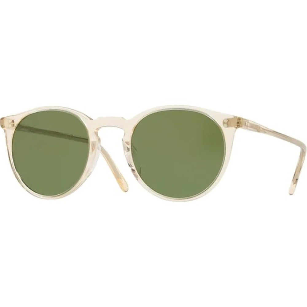 OLIVER PEOPLES 5183S 109452 48 O'MALLEY SUN Erkek/Kadın BEYAZ Yuvarlak Çerçeve Güneş Gözlüğü - Sarı Erkek Güneş Gözlükleri Fiyatı