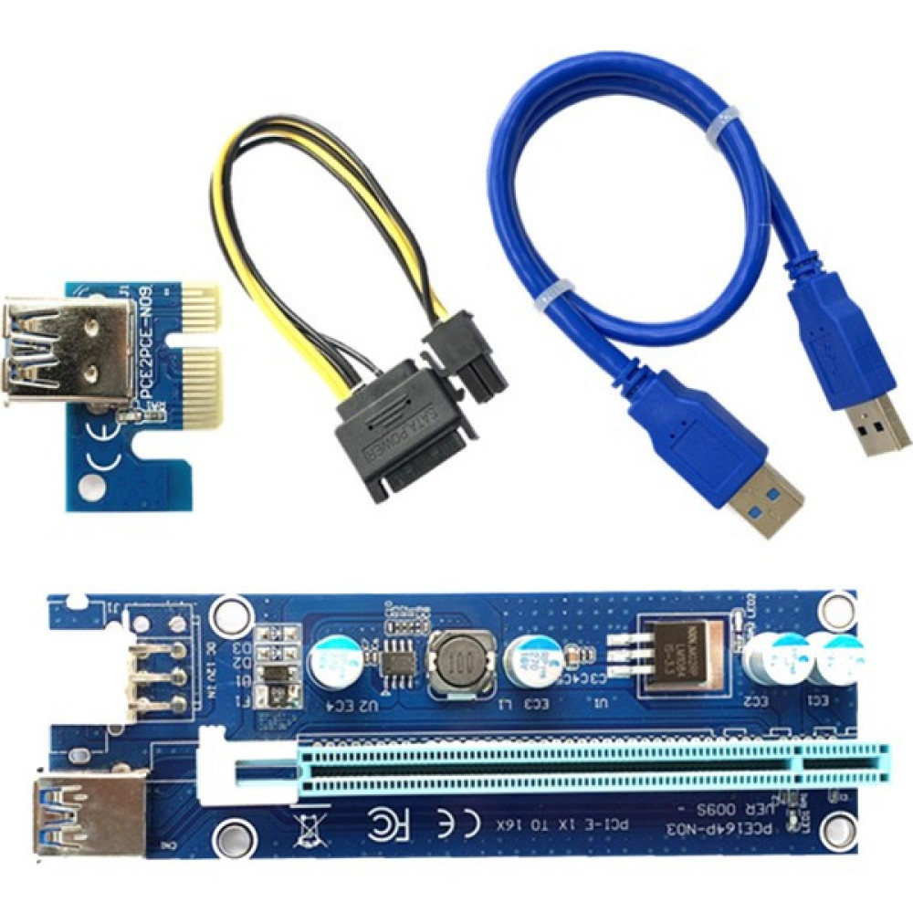 Oliver VER009S Pcı Express Riser 6-Pin 60 cm USB Kablosu Gpu Riser Adaptörü 1x Ila 16X - 16 Oto Boyaları Fiyatı