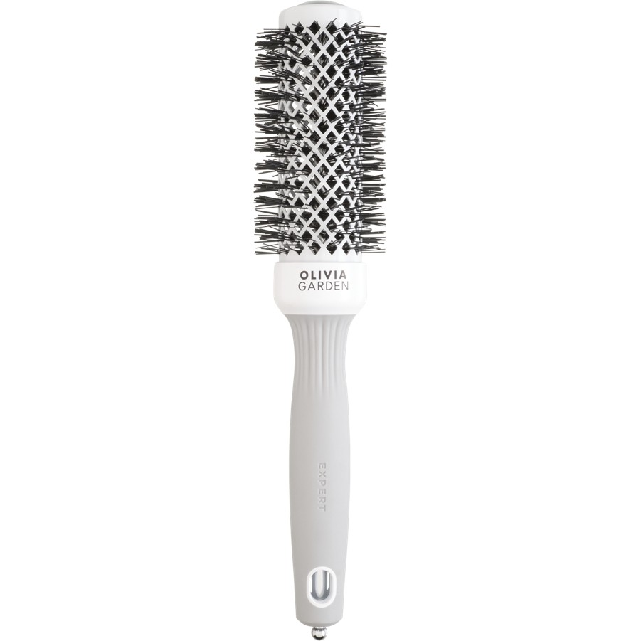 Olivia Garden Expert Blowout Shine Beyaz ve Gri Fön Fırçası 35 Diğer Fiyatı