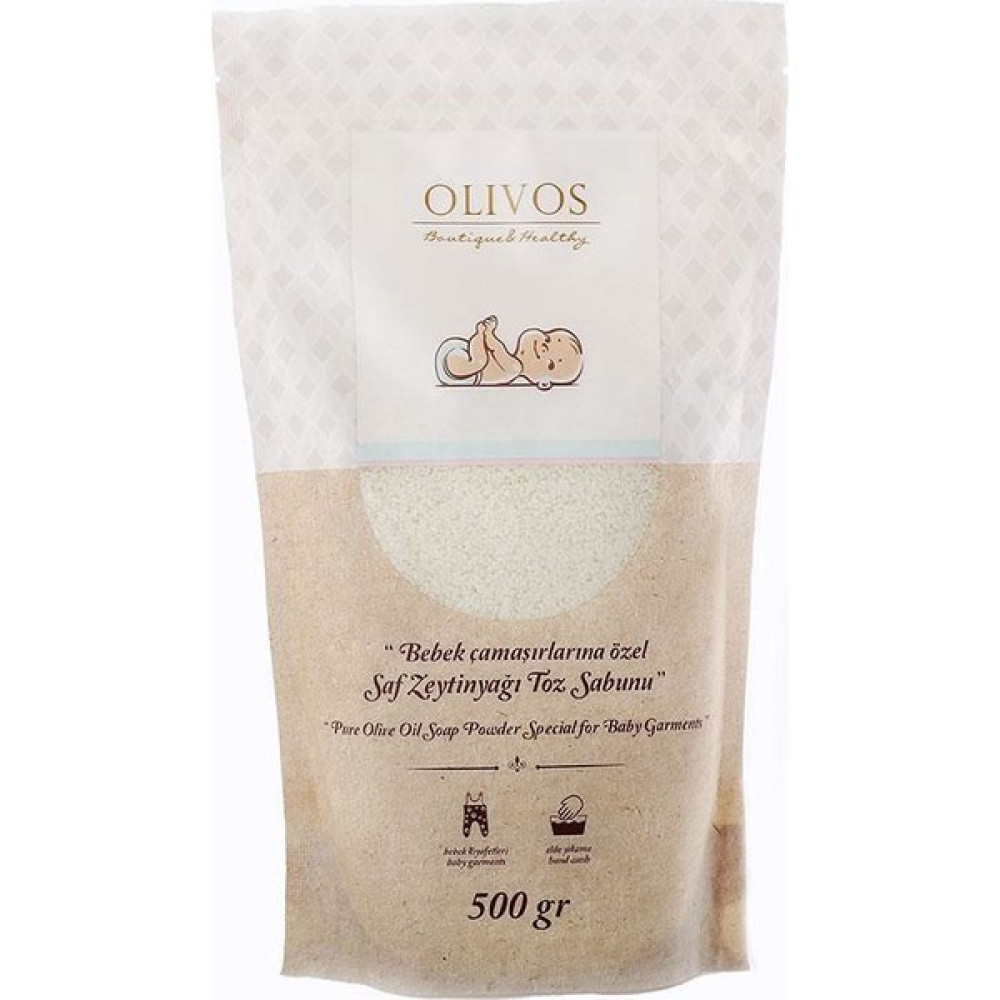 Olivos Bebek Çamaşırlarına Özel Saf Zeytinyağı Sabun Tozu 500 gr Çamaşır Yıkama Fiyatı
