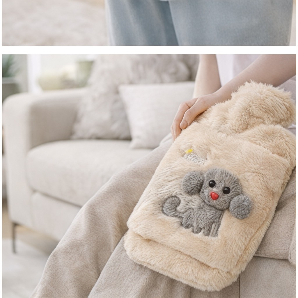 Olivya Peluş Kılıflı Köpek Emojili Sıcak Su Torbası 2 lt Isıtıcılar Fiyatı