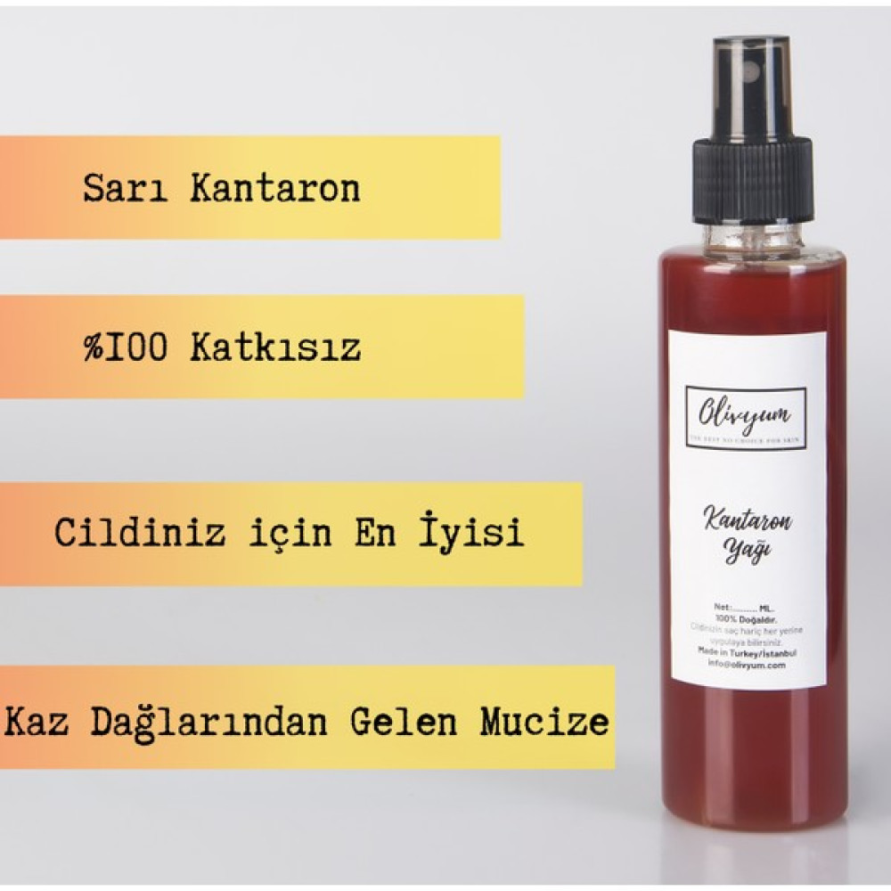 Olivyum Sarı Kantaron Yağı 100 ML %100 Doğal %100 Katksız Kaz Dağlarından Gelen Mucize Nemlendiriciler Fiyatı
