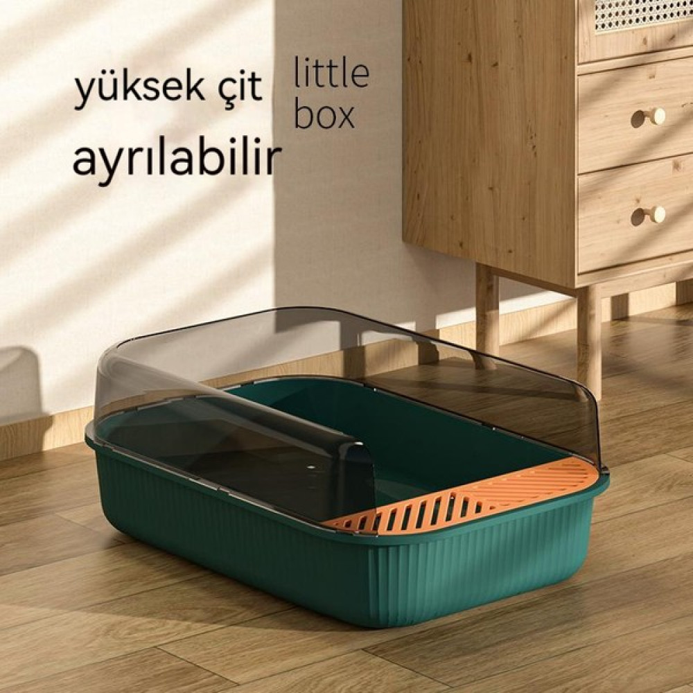 Oloey Kedi Malzemeleri Yarı Kapalı Kedi Tuvaleti Ekstra Büyük Kedi Tuvaleti (Yurt Dışından) Evcil Hayvan Ürünleri Fiyatı