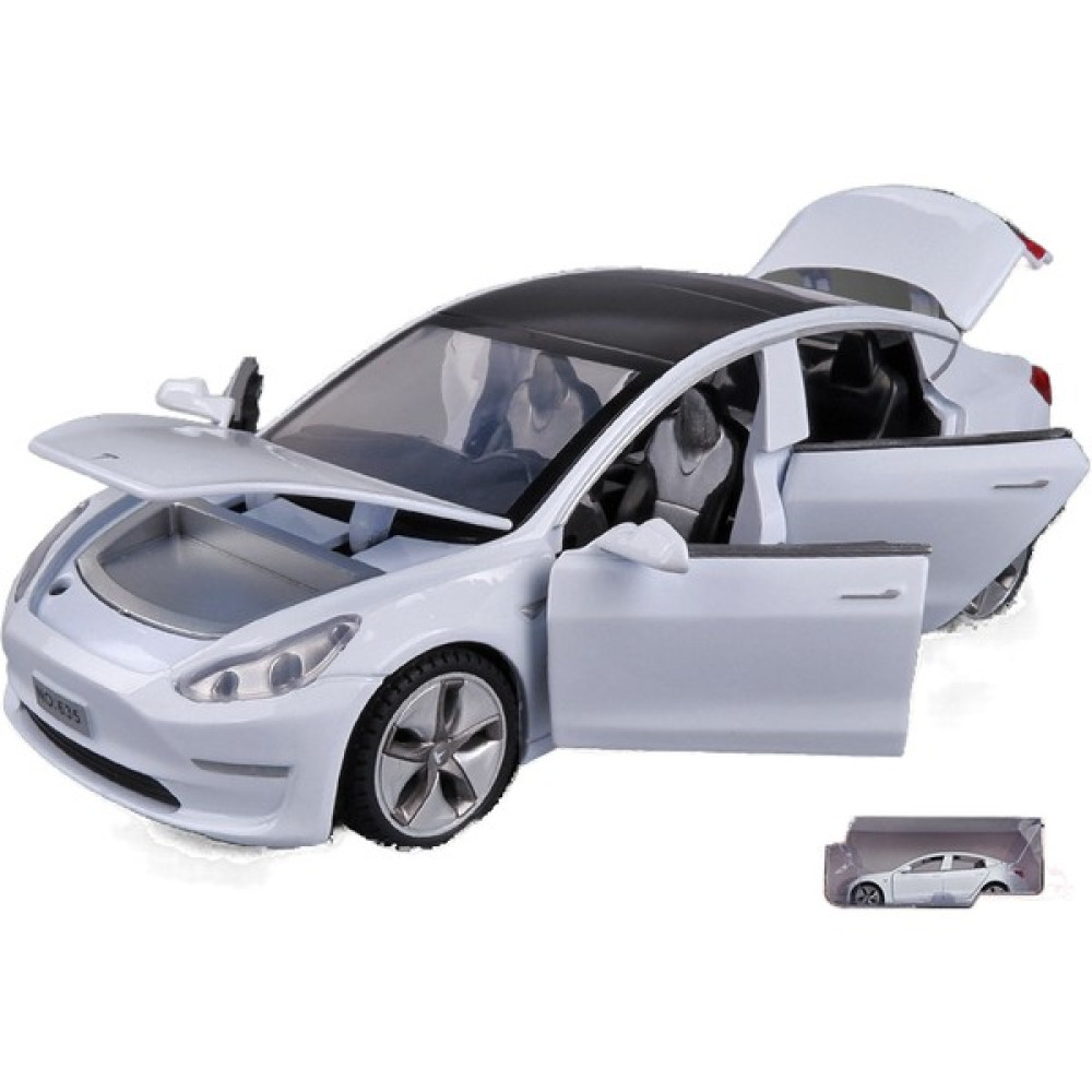 Oloey Tesla Model3 Araba Modeli Oyuncak Araba Modeli (Yurt Dışından) - Beyaz Oyuncak Araç Fiyatı