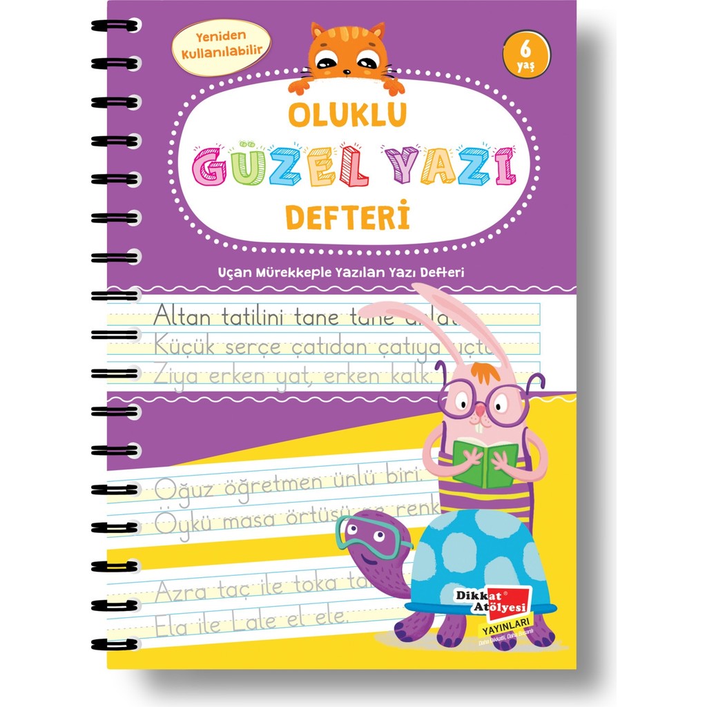 Oluklu Güzel Yazı Defteri - Çok Renkli - standart - sipiralli Defter & Kağıt Ürünleri Fiyatı