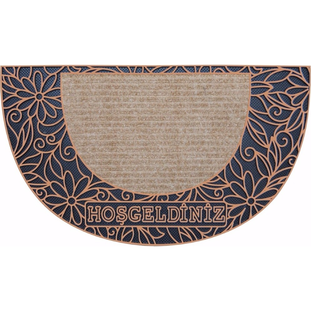 Olunca Olunca Buket Kapı Önü Paspas Yarımay Halılı 40x70 cm Bronz Araca Özel Paspaslar Fiyatı