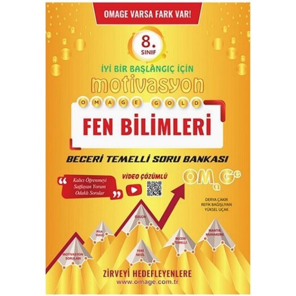 Omage 8. Sınıf Motivasyon Fen Bilimleri Soru Bankası Kaynak Kitapları Fiyatı