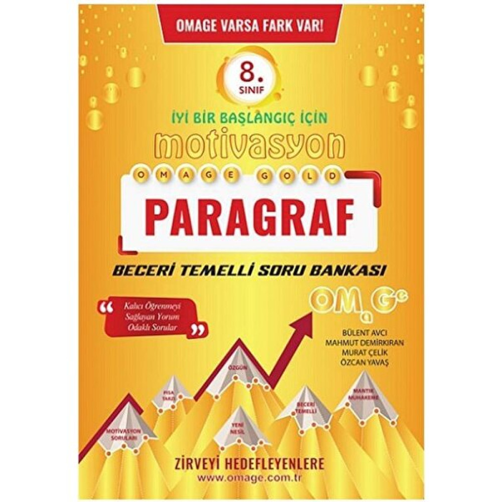 Omage 8.sınıf Mativasyon Paragraf Soru Bankası Kaynak Kitapları Fiyatı