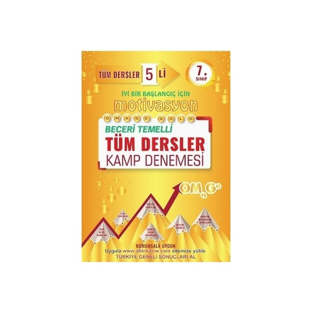 Omage Yayınları 7. Sınıf Motivasyon Tüm Dersler 5'Li Kamp Denemesi Kaynak Kitapları Fiyatı