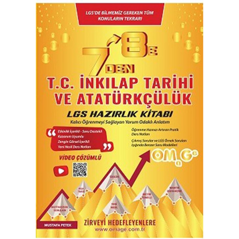 Omage Yayınları 7'den 8'e LGS T.C. İnkılap Tarihi Ve Atatürkçülük Tarihi Hazırlık Kitabı Diğer Fiyatı