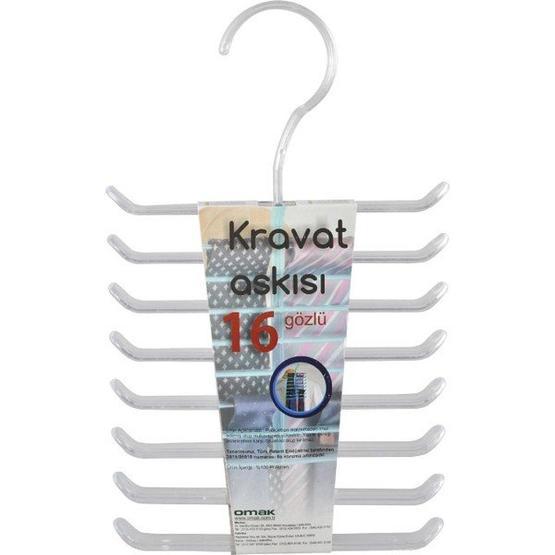 Omak Şeffaf Kravat Askısı