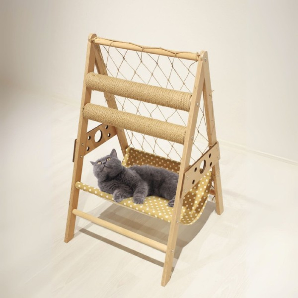 Ombi Baby Ahşap Kedi Yatağı ve Tırmanma Ipi Evcil Hayvan Ürünleri Fiyatı
