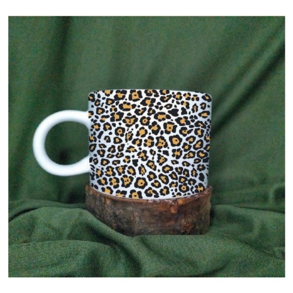 Omei Design Leopar Desenli Kahve Fincanı Espresso Fincanı Duble Türk Kahve Fincanı Kahve Kupası Çay Fincanı Fincan / Bardak / Kahve Takımı Fiyatı