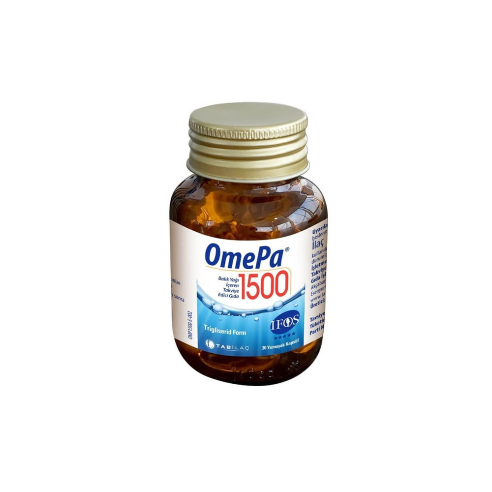 Omepa Balık Yağı 1500 mg 30 Kapsül Balık Yağı / Omega 3 - 6 - 9 Fiyatı
