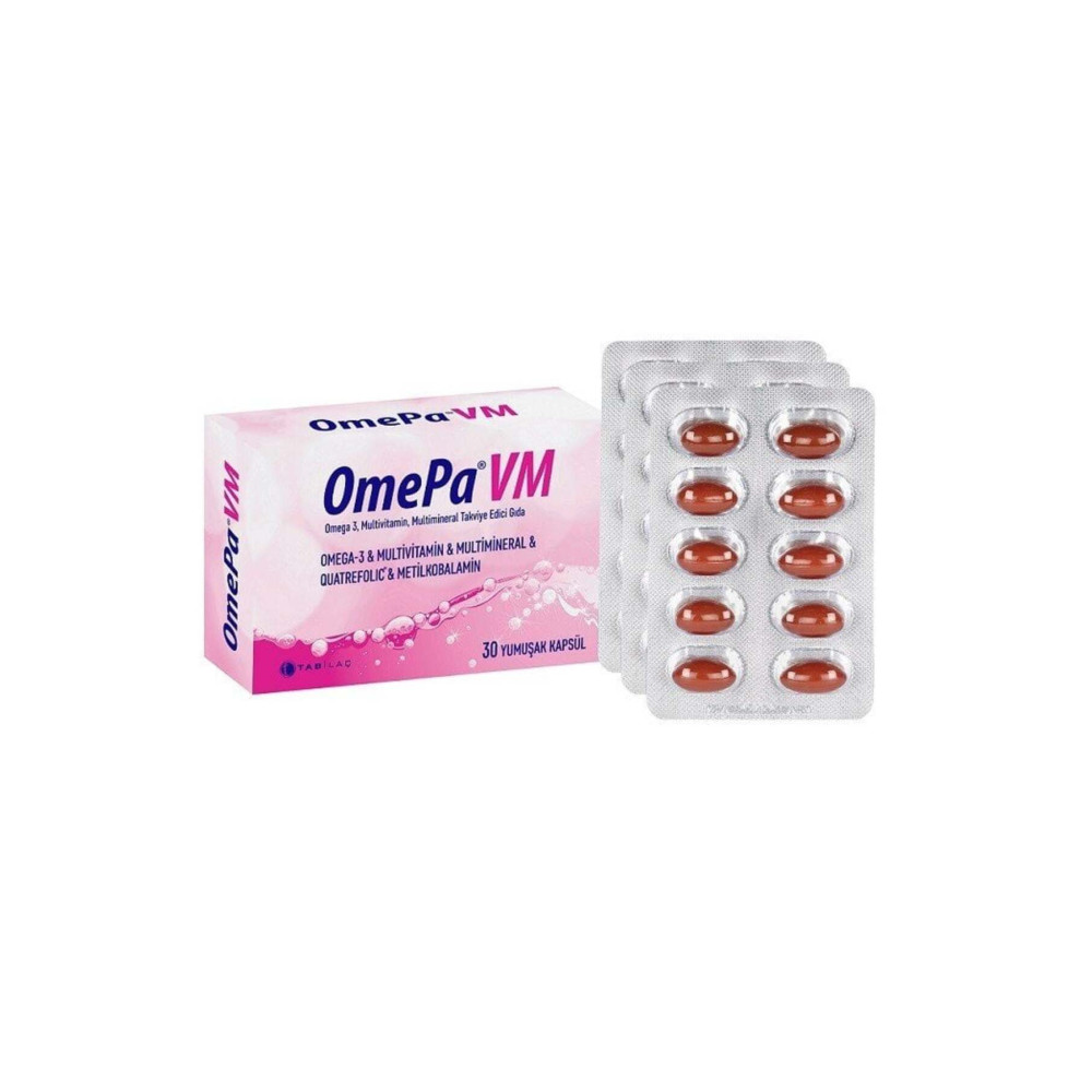 Omepa Vm Takviye Edici Gıda 30 Yumuşak Kapsül Sağlık / Diyet Fiyatı