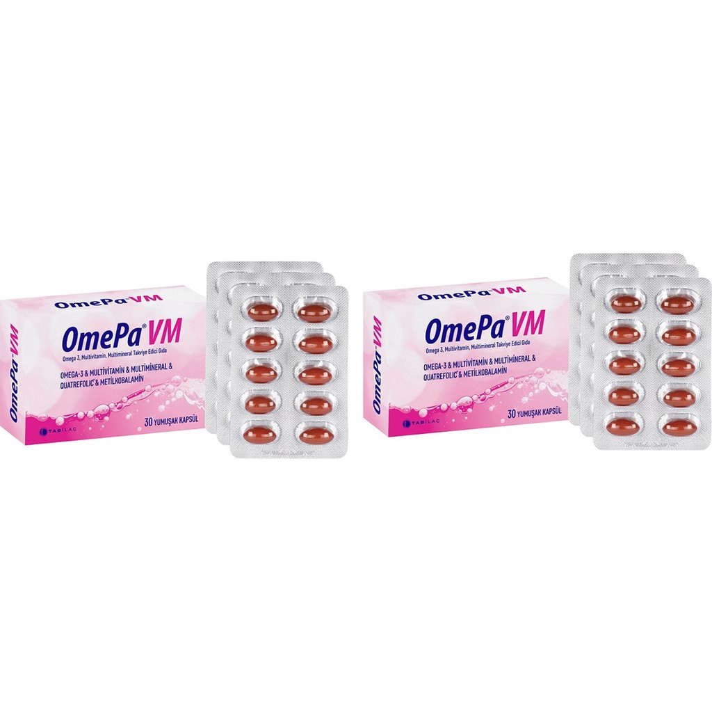 Omepa Vm Takviye Edici Gıda 30 Yumuşak Kapsül 2'li Paket Diğer Fiyatı