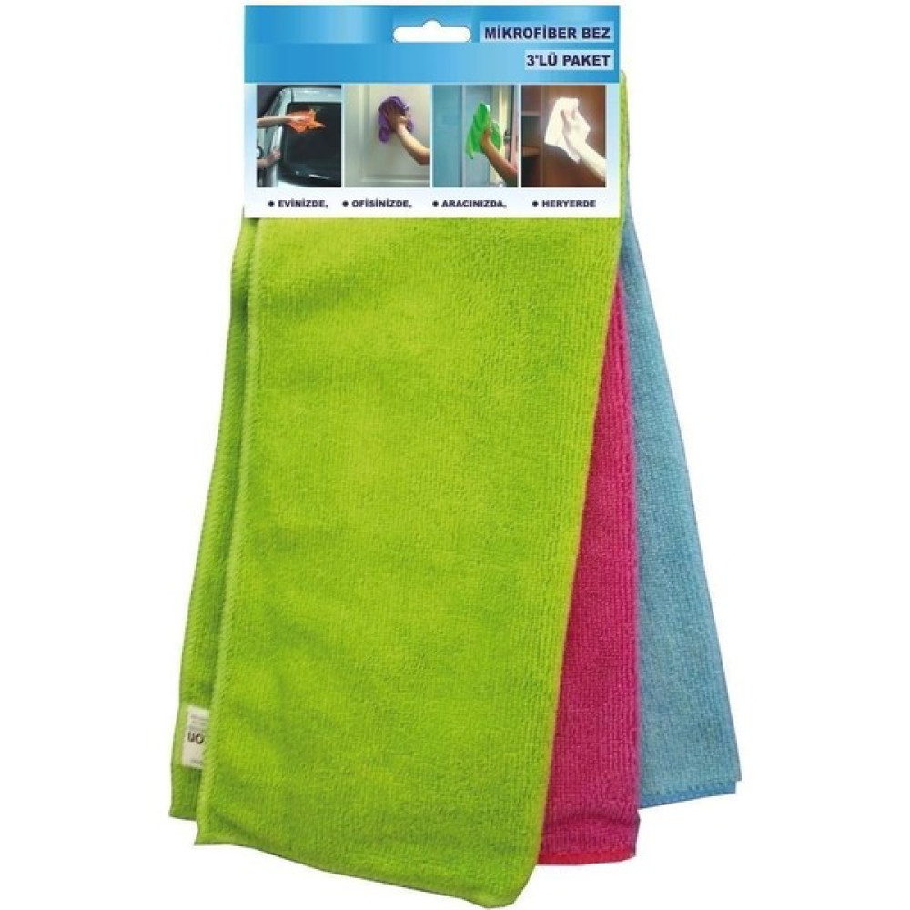 Omniclean Mikrofiber Bez 30 x 40 cm 3'lü Oto Boyaları Fiyatı