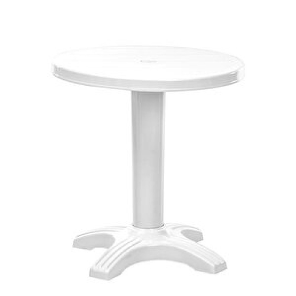 Omnipazar Sy-2565 Beyaz Yuvarlak Plastik Masa 60x72 Cm 77845 Bahçe Masası Fiyatı