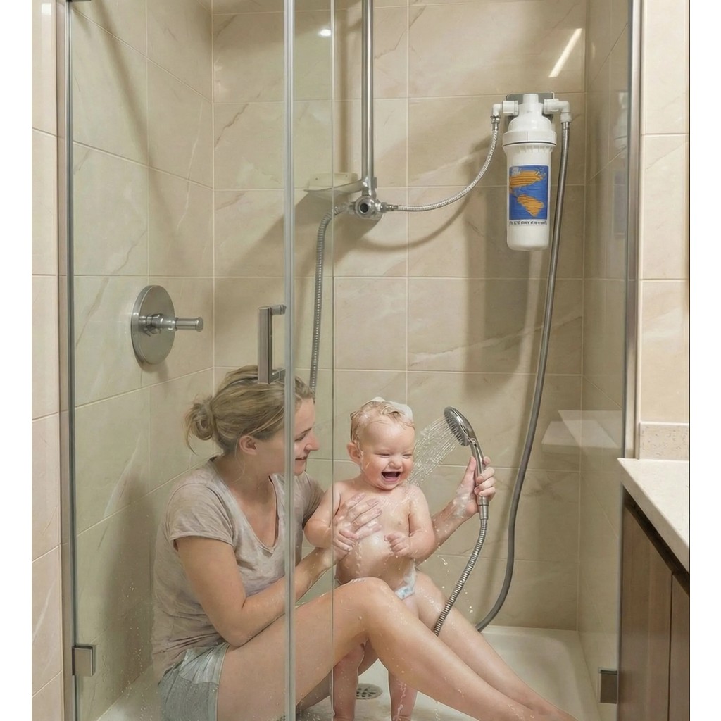 Omnipure Elf T-40 Banyo Karbon Duş Filtresi - Banyo Musluğuna Kolay Montaj – Yoğun Karbon Filtre Teknolojisi Diğer Fiyatı