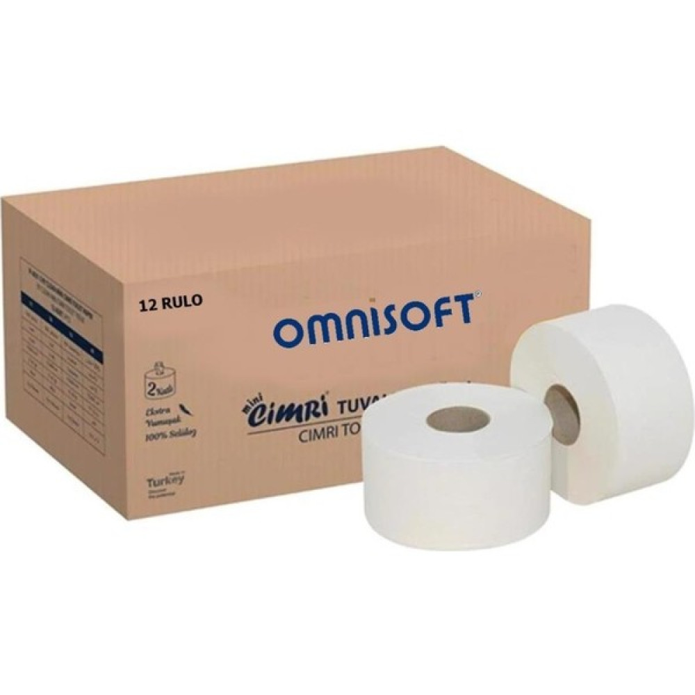 Omnisoft Mini Cimri Içten Çekmeli Tuvalet Kağıdı 4 kg 12 Rulo - Beyaz Tuvalet Kağıdı Fiyatı