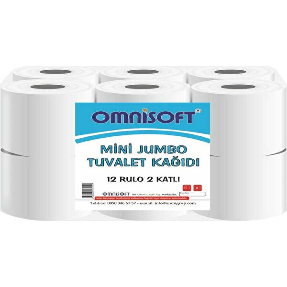 Omnisoft Mini Jumbo Tuvalet Kağıdı 12 Rulo Tuvalet Kağıdı Fiyatı