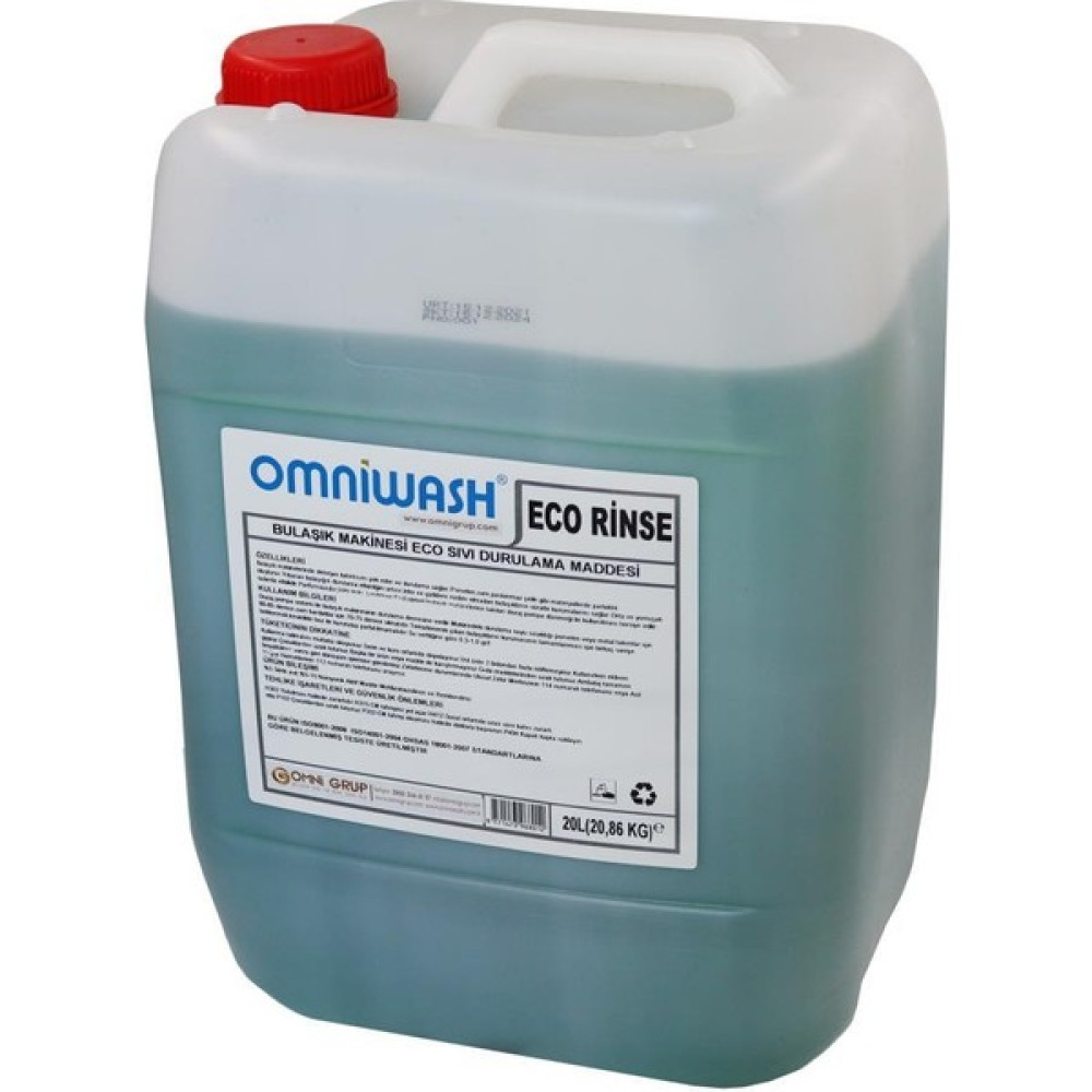 Omniwash Eco Rinse Endüstriyel Bulaşık Makinesi Parlatıcısı 20 lt Bulaşık Yıkama Fiyatı