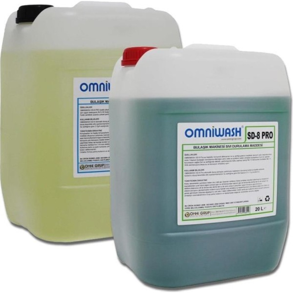 Omniwash Endüstriyel Bulaşık Makine Deterjan Parlatıcı Sd6-Sd8 Bulaşık Yıkama Fiyatı
