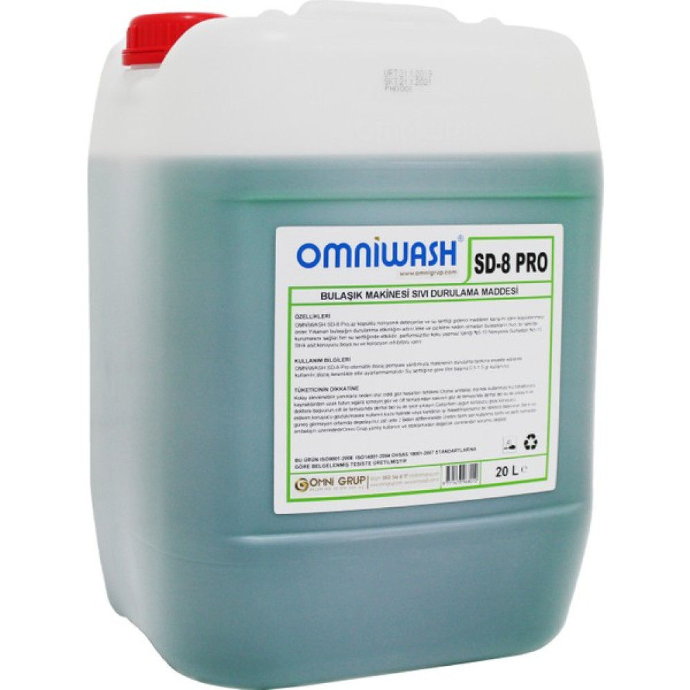 Omniwash Endüstriyel Bulaşık Makinesi Parlatıcısı 20 Kg Sd8 Bulaşık Yıkama Fiyatı