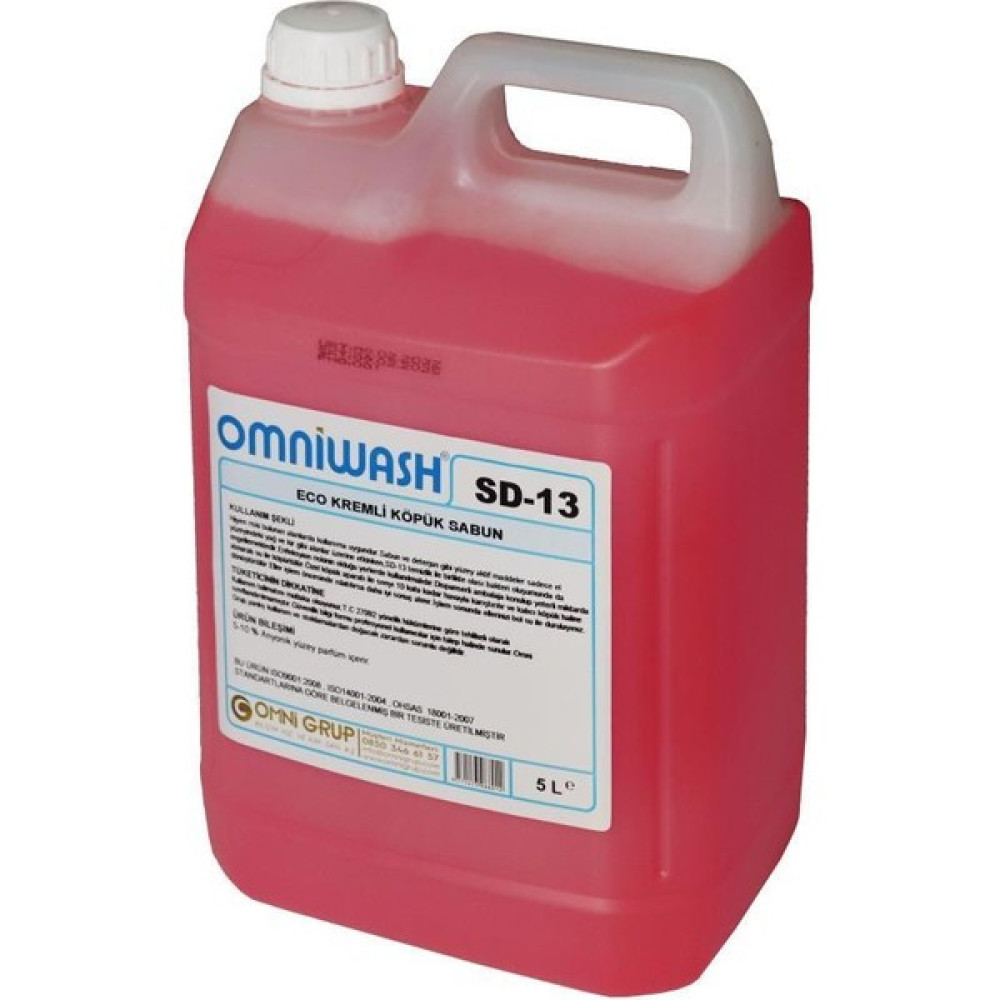 Omniwash  Sd-13 5000ML Eco Hijyenik Köpük Sıvı El Sabunu Oto Boyaları Fiyatı