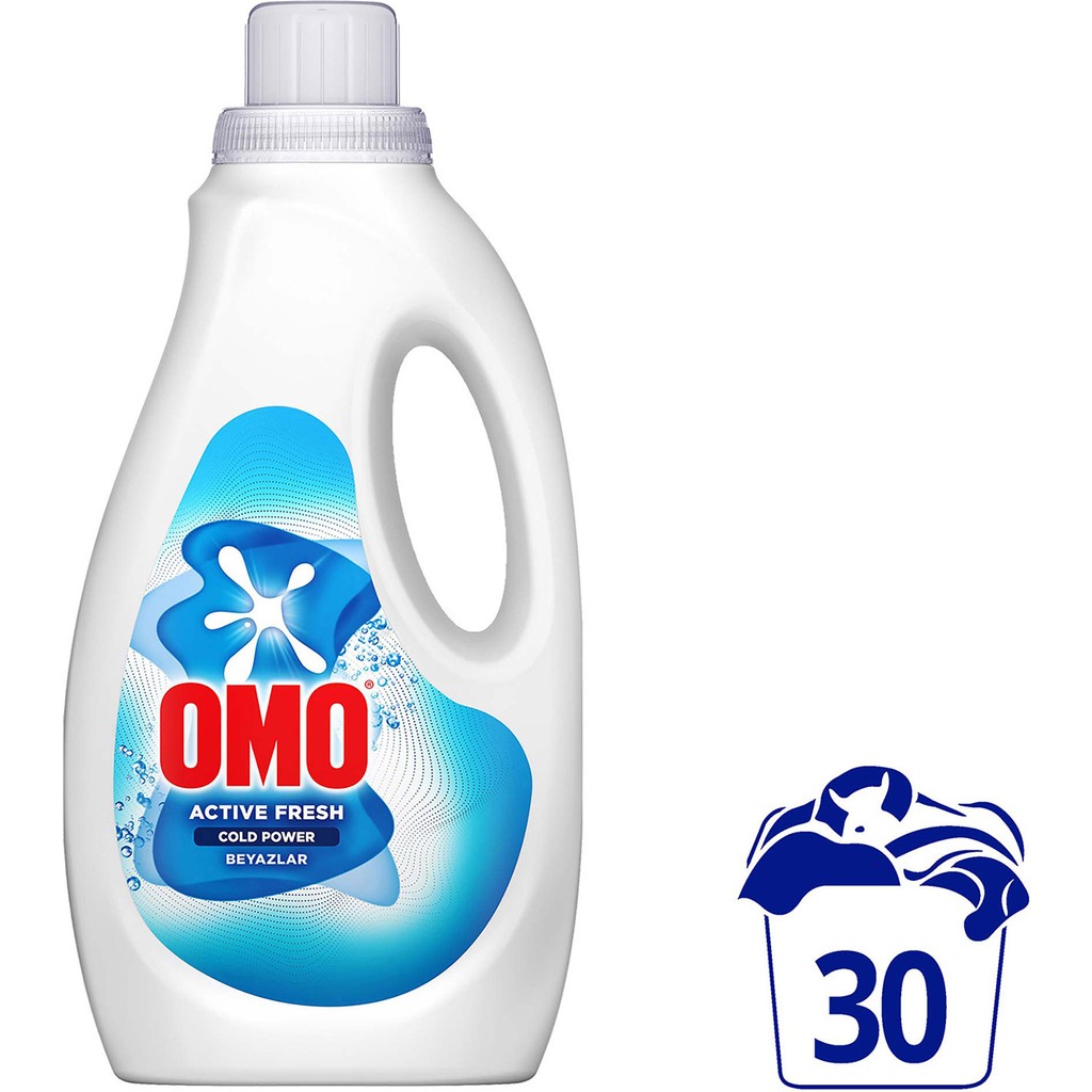 Omo Active Fresh Cold Power Beyazlar İçin Sıvı Deterjan 1500 ml Çamaşır Deterjanı Fiyatı