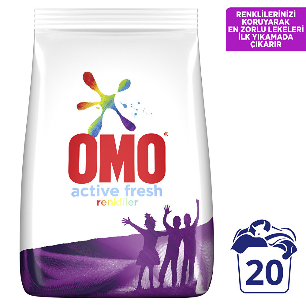 Omo Active Fresh Renkliler Toz Çamaşır Deterjanı 3 Kg 20 Yıkama Çamaşır Deterjanı Fiyatı