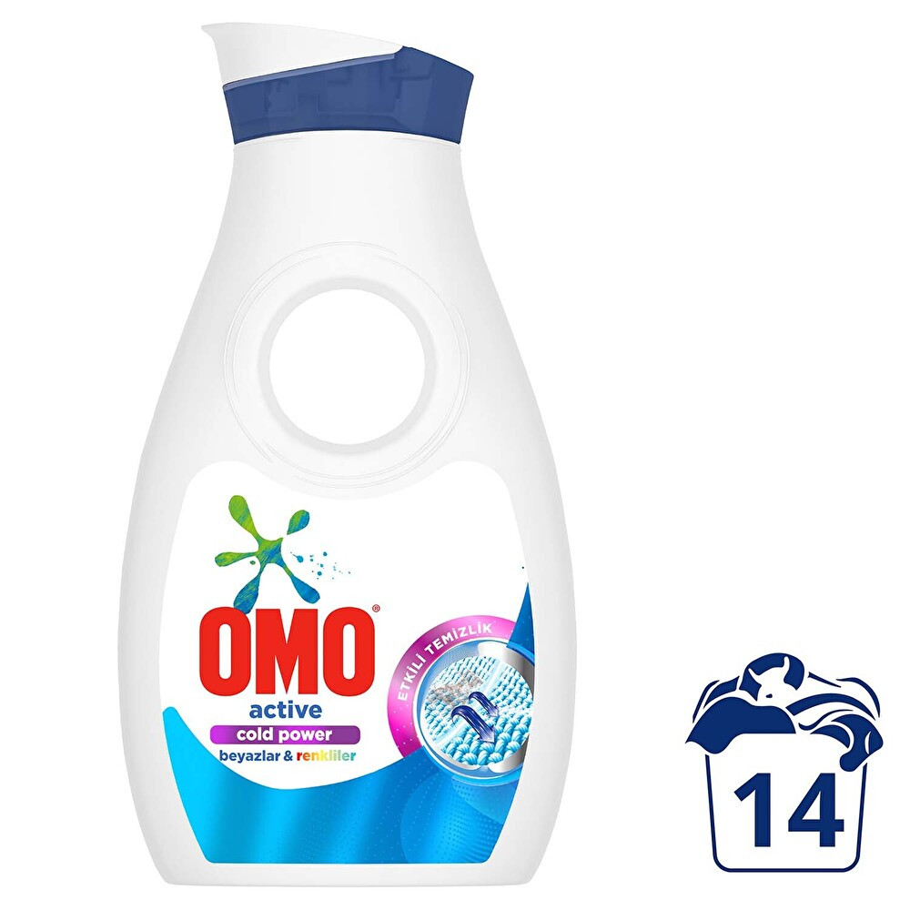 Omo Active Sıvı Çamaşır Deterjanı Beyazlar Ve Renkliler 910 ml 14 Yıkama Çamaşır Deterjanı Fiyatı