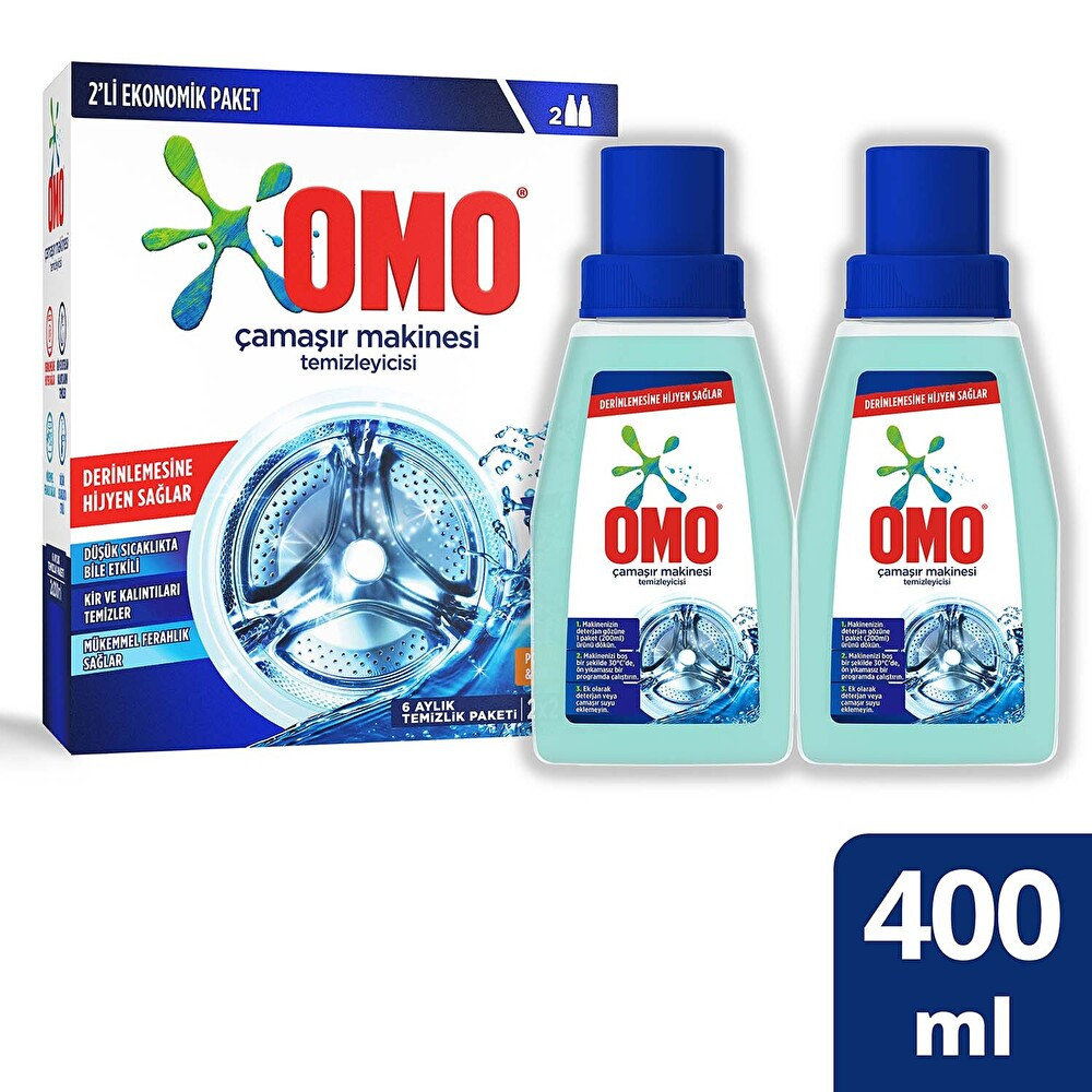 Omo Çamaşır Makinesi Temizleyicisi 2x200 Gr Çamaşır Deterjanı Fiyatı