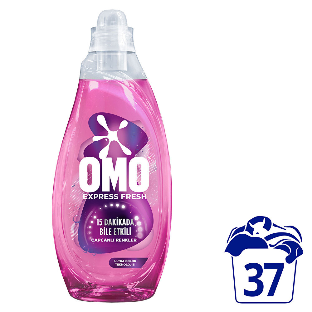 Omo Express Fresh Capcanlı Renkler Renkli ve Siyahlar Sıvı Çamaşır Deterjanı 1480 ml Diğer Fiyatı