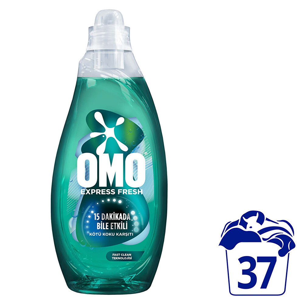 Omo Express Fresh Kötü Koku Karşıtı Beyaz ve Renkliler Sıvı Çamaşır Deterjanı 1480 ml Diğer Fiyatı