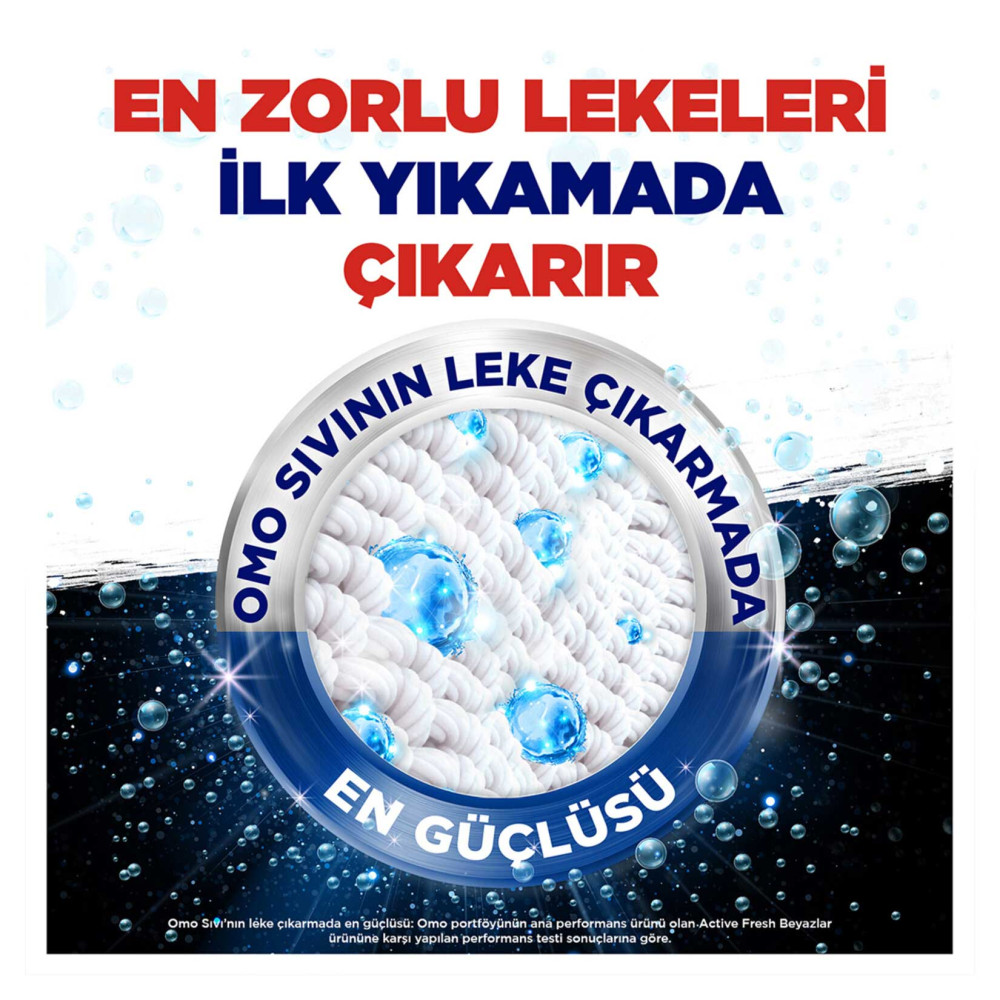 Omo Sıvı Çamaşır Deterjanı 1,69 lt 26 Yıkama Active Oxygen Beyaz