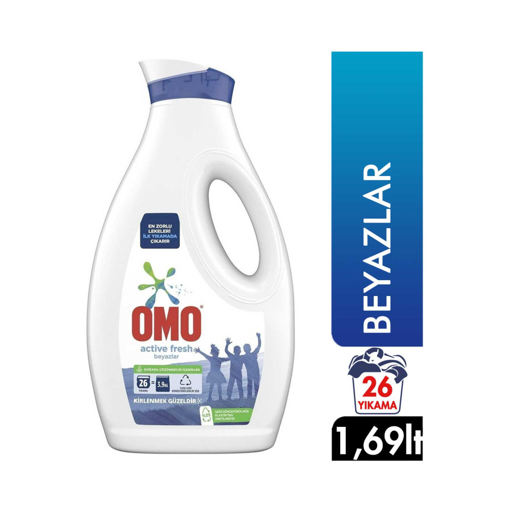 Omo Sıvı Çamaşır Deterjanı 1,69 lt 26 Yıkama Active Fresh Çamaşır Yıkama Fiyatı