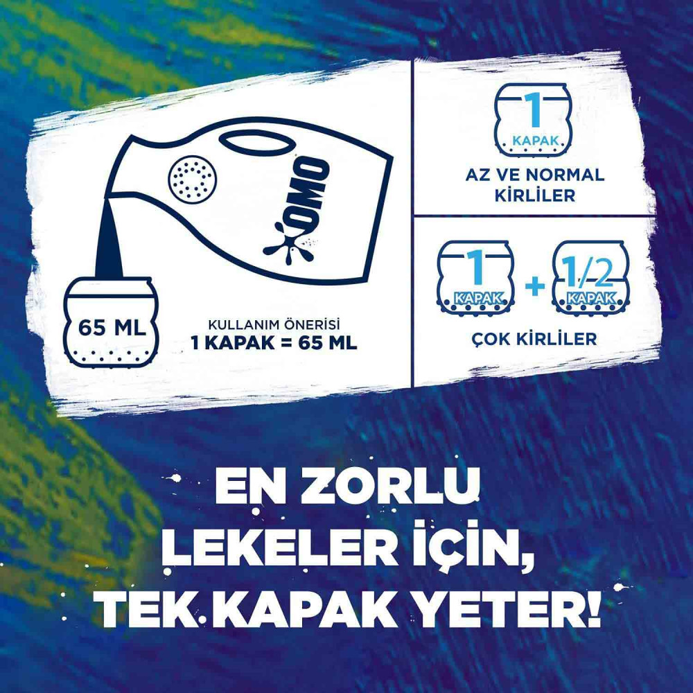 Omo Sıvı Çamaşır Deterjanı 1,69 lt 26 Yıkama Beyazlar ve Renkliler