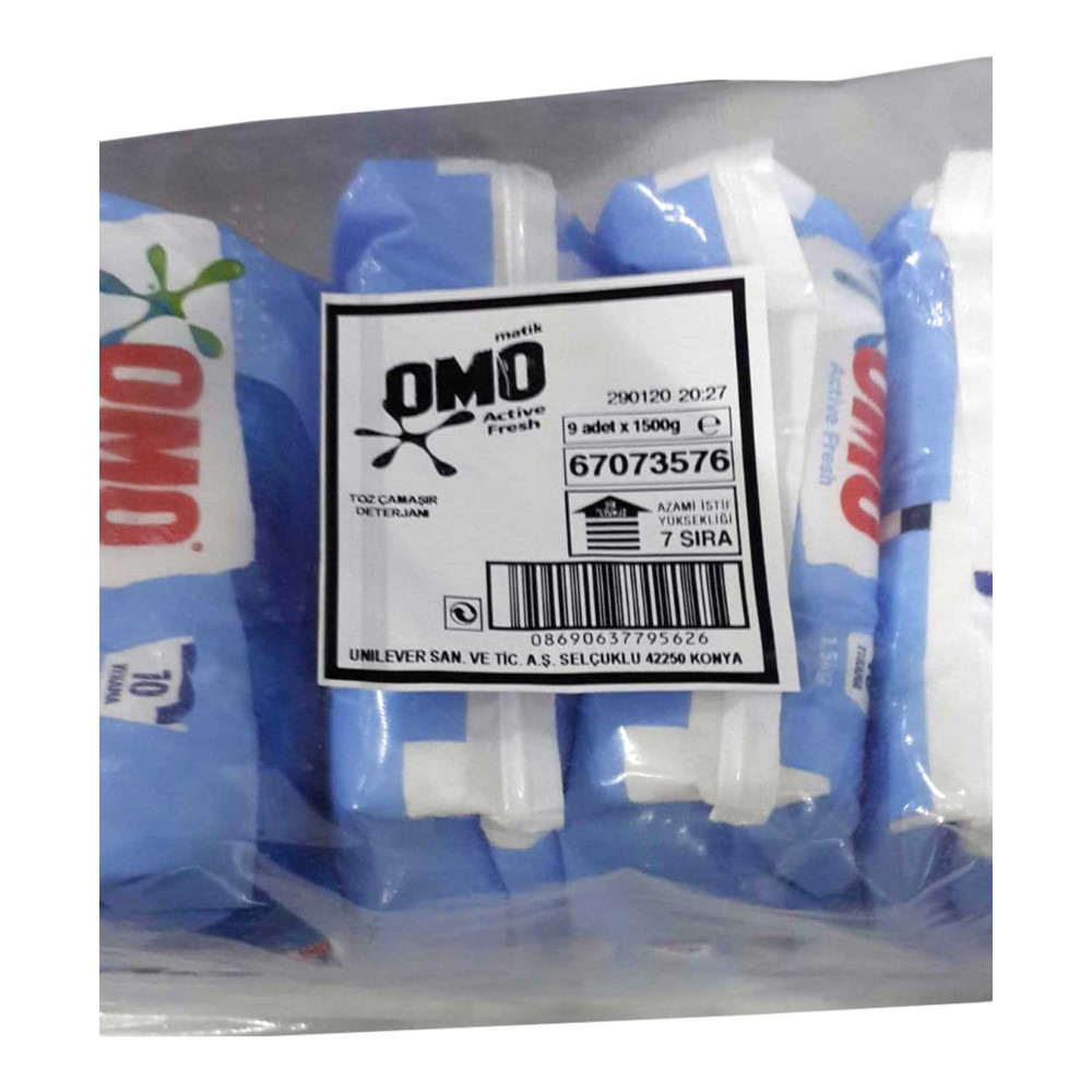 Omo Toz Çamaşır Deterjanı 1,5 kg 10 Yıkama Active Fresh